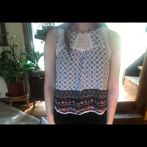 Rewind cotton summer blouse